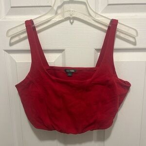 Wild Fable Scarlet Crop Top